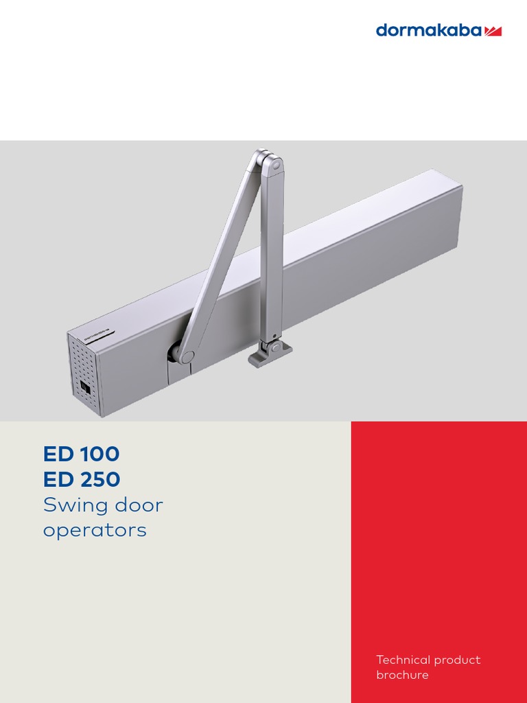 ED50/100/250 dormakaba Automatic Swing Door Operator